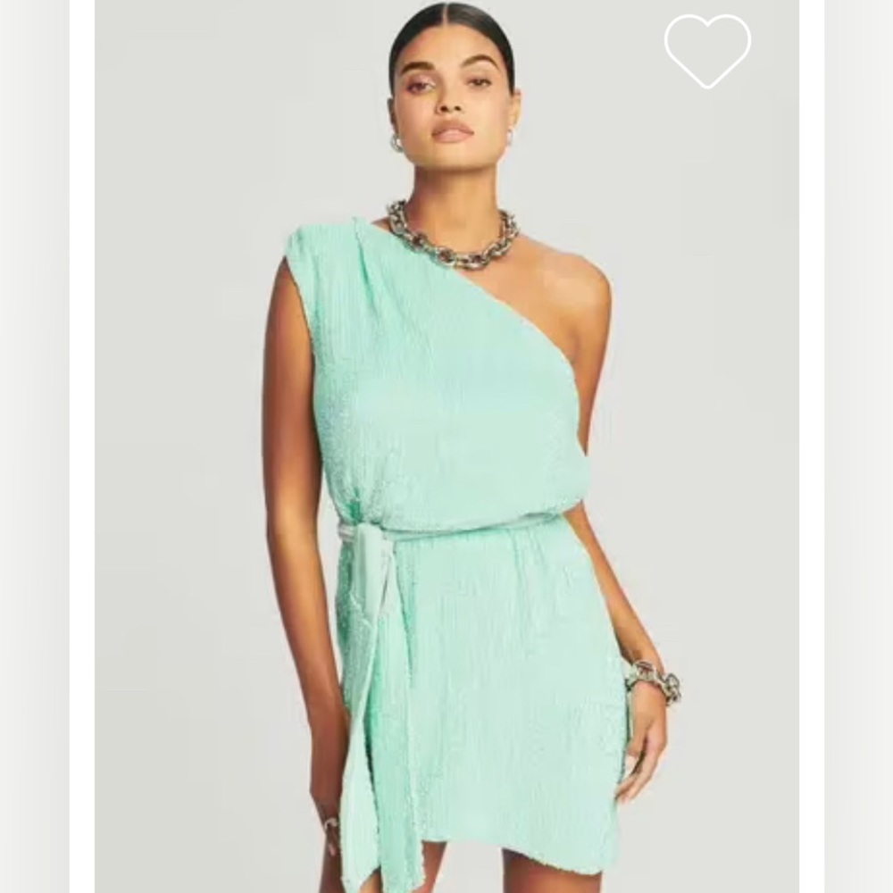 Retrofete Ella one shoulder sequined dress